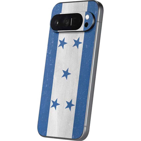 Honduras Flag Distressed Pixel 9 Pro XL Skin
